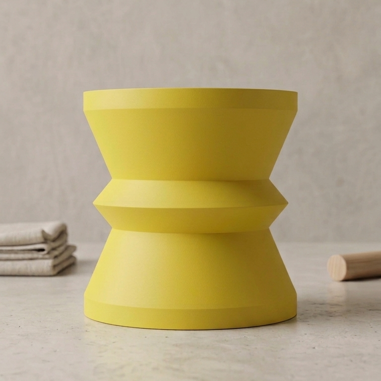Gamelle Zigzag RONRON pour chat et chien, coloris orange vintage, jaune pop et bleu profond